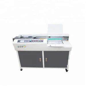Taurus A4/A3 book manual glue binding machine price with lcd touch screen and three glue roller
