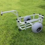 TC2023B Aluminum balloon wheel beach trolley cart