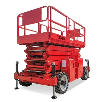 Tder Aerial Work Lifting Platform Self Propelled Crawler Working Platform