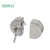 Tempered double glass door lock for glass