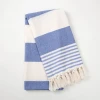 TEQ92201 Top Sell Striped Extra Large Size 100% Cotton Turkish Beach Towel With Tassels