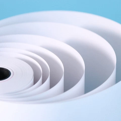 The factory wholesale low price Pure wood pulp thermal paper rolls