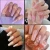 Import The industry china wholesale nail tips full cover price short press on acrylic nails french tip wholesale from China