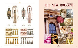 The New Rococo style--curtain tassel fringe for curtain window accessories
