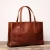 Import The New Vintage Head Layer Cowhide Handbag Leather Shoulder Bag Fashion Tote Bag Large Volume Bag from China
