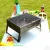 Import Thicken Cold Rolled Steel Metal Bamboo Charcoal Portable Folding Home Outdoor Hiking Camping BBQ Black Grill  Oven from China