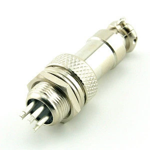 Tian |6PIN 12mm G12-6 Bridge Core aviation plug cable connector plug socket for + 5