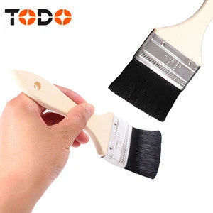 TODO brush  bleaching with wooden handle cheap paint brushes