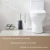 Import Toilet Brush and Holder,Long Handle Stainless Steel Toilet Brush with Plastic Toilet Holder from China