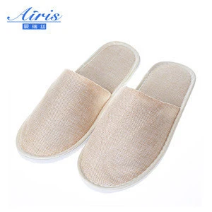Top quality coral fleece fabric disposable slipper for hotel