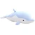Import top quality popular gifts custom animal pink dolphin soft plush stuffed toys other baby supplies from China