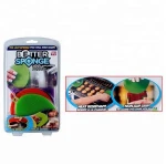 Toprank heat resistant kitchen dish scrubber brush/silicone dish washer/silicone dish wash brush