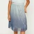 Import Touch Feeling Hot Popular Best Price Kids Clothing Casual Girls Midi Pleated Blue Ombre Skirt from China