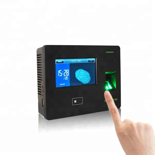 Touch Screen RFID Card Time Attendance System with 50000 fingerprints Capacity