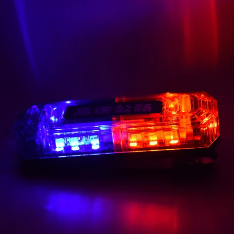 Traffic led flashing warning shoulder light  red blue traffic shoulder led light