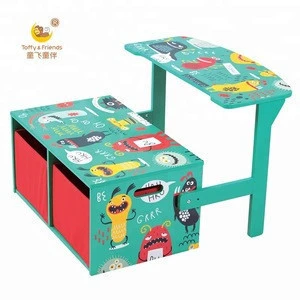 Transformable Children Wooden Bench Desk Chair 3 in 1 Bench Adjustable Desk and Bench Chairs