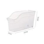 Transparent Food Storage Boxes Plastic Storage Refrigerator Bins  Eco-friendly Healthy Fruit Vegetable Organizer