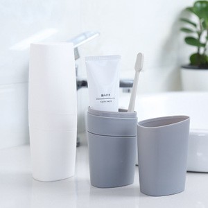 Travel Toothbrush Box Portable Set Creative Korean Version Of Simple Toothpaste Box With Lid Toothbrush Cup Couple Mouthwash Cup