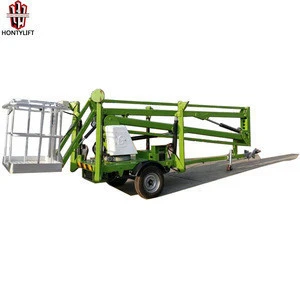 truck mounted hydraulic boom lift, mobile aerial work platform