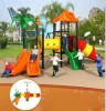 Tube Slides Kids Backyard Playground with Slides and Swing Set