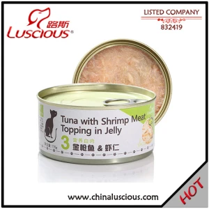 Tuna with Shrimp 170g Wet Food Diet for Cats