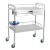 Import Two layer hospital dressing trolley with one drawer from China
