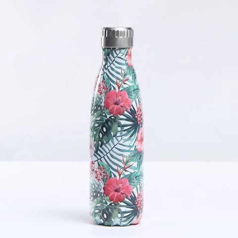 TY coke bottle 350ml/500ml vacuum flask double wall stainless steel thermo vacuum flask 17oz sports water bottle vaccum cup
