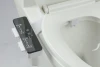Ultra slim hot and cold water bidet attachment