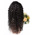 Unprocessed cuticle aligned raw virgin hair real brazilian deep natural hairline human hair full lace wig