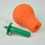 vibrating  shake with bath & shower body sponge