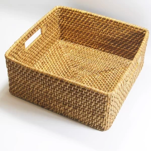 Vietnam Best Quality Woven Rattan Bamboo Basket in Set