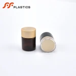 Vitamin tablet plastic jar pharmaceutical prescription pill container bottle supplement nutrition capsule protein powder bottle