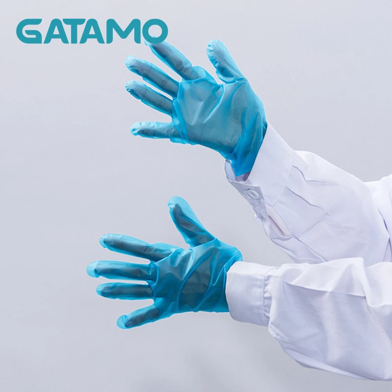 W3 protection gloves clean gloves household food safety Disposable plastic TPE Gloves