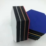 Wall Decorative Tiles stickers Hexagonal self adhesive Felt Bulletin Memo Photo Cork Boards with pin