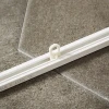 Wall Punch free curtain rails Nano Silencing Material Plastic Viscose shower curtain track