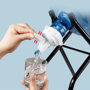 Water Dispenser Valve for 55mm Crown Top Drinking Bottle, Reusable Water Jug  Plastic Spigot Faucet, Includes Lid Dirt Protec