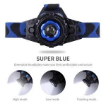 Waterproof Headlamp Head Lights Fishing Tail Lights Forehead Head Headlights Torch Hunting Head Fishing Mining Lights Lamp