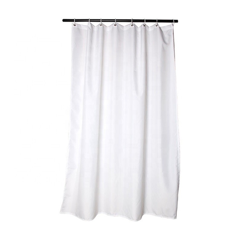 Waterproof OEM Custom Logo Printable Sublimation Blank Shower Curtain
