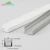 Import Waterproof Plastic Extruded LED Channel Strip Light Extrusion LED Profile PVC For Led Strip from China