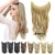 Import wave Halo synthetic hair extension,  fish line hair synthetic hairpieces from China
