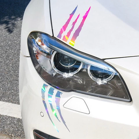 Weatherproof Car Decoration Paw Decal Sticker Scratch Stripe Claw Marks Custom Funny Car Sticker