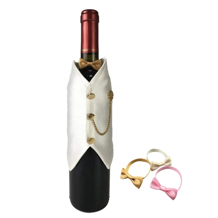 Wedding Gifts For the Couple Bridal Shower Gifts Bride and Groom Wine Bottle Covers Wedding Centerpieces Decorations