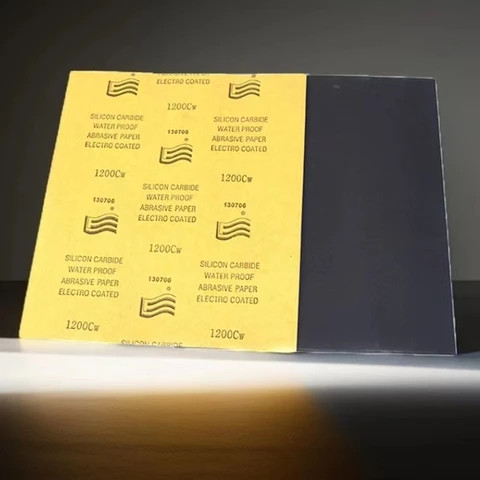 LotFancy 12-Piece Wet/Dry Silicon Carbide Sandpaper Kit - For Automotive, Metal, Wood, And Wall Polishing