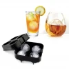 Whiskey Ice Cube Maker Ball Mold Brick Round Bar Accessories High-Quality Black Color Ice Cube Mold Kitchen Tools