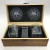Import Whiskey Stones Set with 2 Crystal Whiskey Glasses, Stainless Cigar cutter by gift wood box Gifts BLACK FRIDAY from China