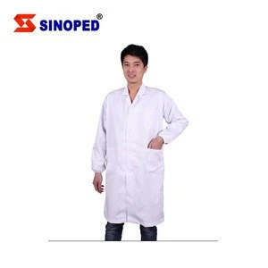 White Anti-static Garment Clean Room Working Safety Clothing