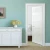 Import white painted america 5 panel interior room  doors solid core prehung shaker hotel door from China