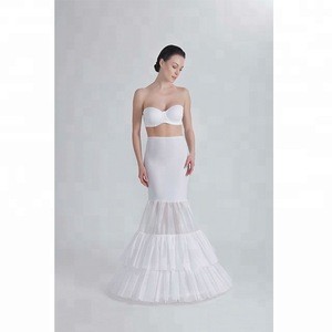 White Underskirt for Mermaid Petticoat with High Quality Corsage