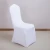 Import White Wedding Spandex Lycra Chair Cover Elastic Wholesale Cheap Chair Covers with Chair Sashes Decoration from China