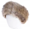 Whole Sell  Russian Winter Outdoor Ear Warmer Earmuff Ski Hat Faux Fur Headbands with Elastic Women Girl Fluffy Fashion Headband